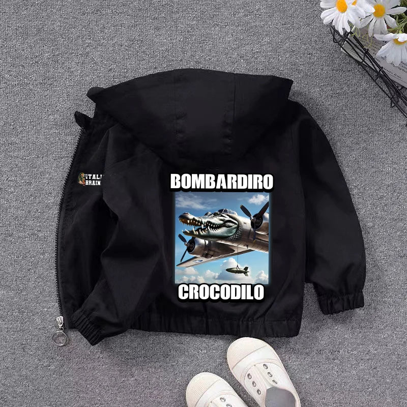 Giacca Meme Virale Bambini – Giubbotto Unisex Casual impermeabili con Cappuccio