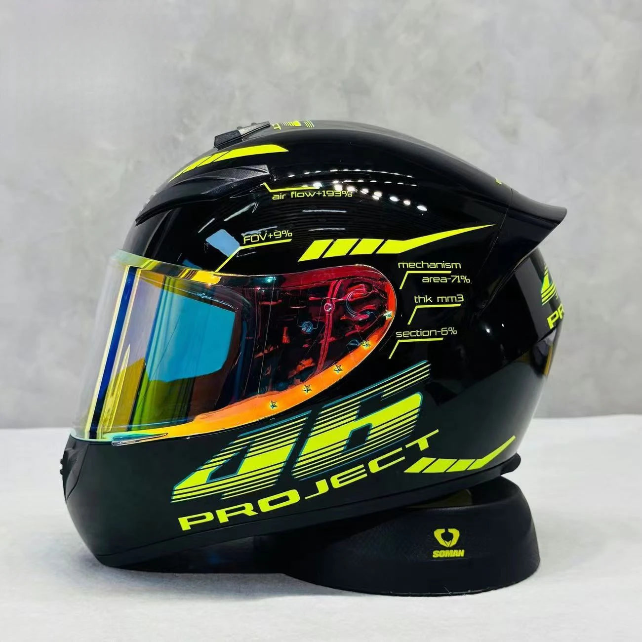 Iron Rider Casco – Casco Integrale Moto Certificato DOT ECE