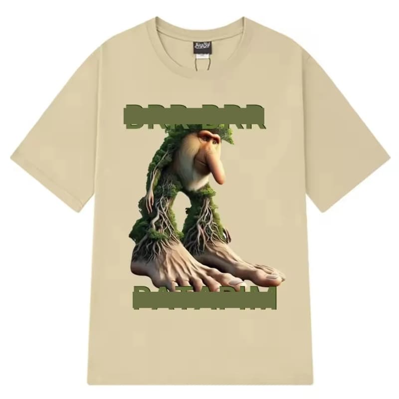 Maglietta Ironica Meme Unisex Estiva Cotone Casual Divertente