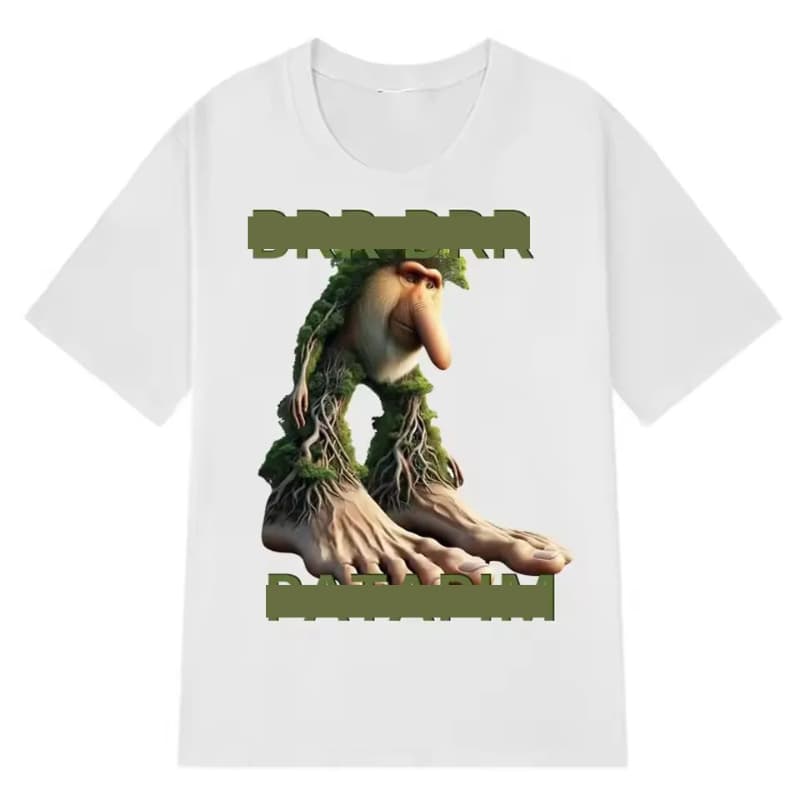 Maglietta Ironica Meme Unisex Estiva Cotone Casual Divertente